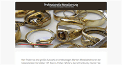 Desktop Screenshot of metallortung.com