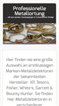 Mobile Screenshot of metallortung.com